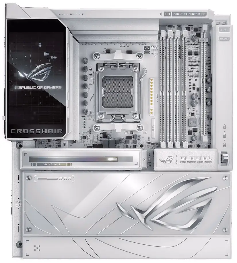 Valdelagua PC - Montaje Placa Base ASUS ROG CROSSHAIR X870E GLACIAL Valdelagua